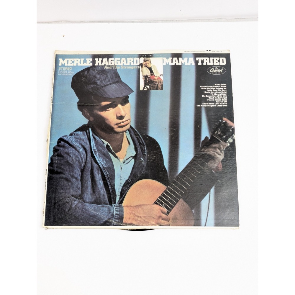 MERLE HAGGARD And The Strangers Mama‎ Tried Vinyl Record LP CAPITOL ST 2972